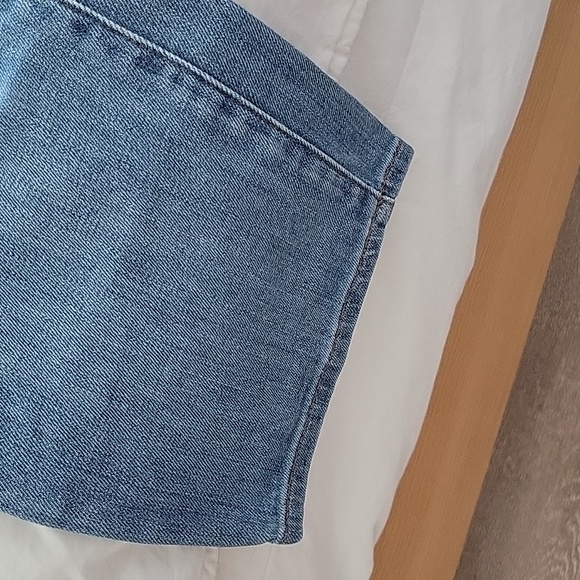 Relaxed Denim Straight Leg Distressed Jeans | Uniqlo - Picture 6 of 8